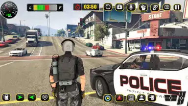 Captura de tela de Police Car Chase: Thief Chase 4