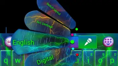 Captura de tela de Electric Color Keyboard 4