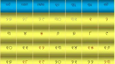 Captura de tela de Odia(Oriya) Calendar 3