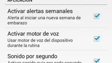 Captura de tela de Semanas Embarazo 15