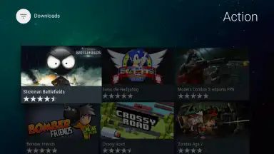Captura de tela de Aptoide TV 2