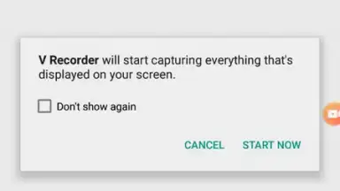 Captura de tela de V Recorder 7