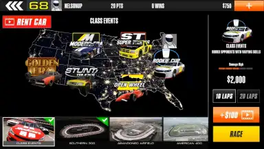 Captura de tela de Stock Car Racing 10