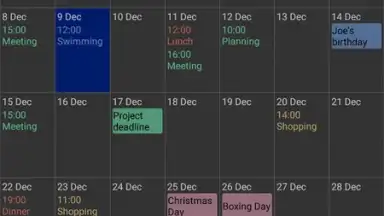 Captura de tela de Touch Calendar Free 6
