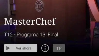 Captura de tela de RTVE Play 27