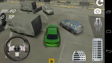 Captura de tela de Car Parking Winter 3D 7