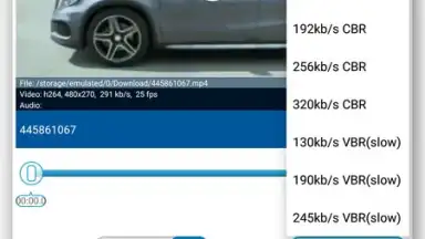 Captura de tela de Video MP3 Converter 1