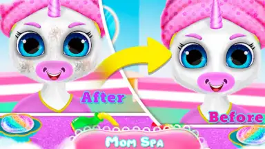 Captura de tela de Pregnant Mom & Babyshower Game 6
