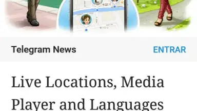 Captura de tela de Telegram Black 2