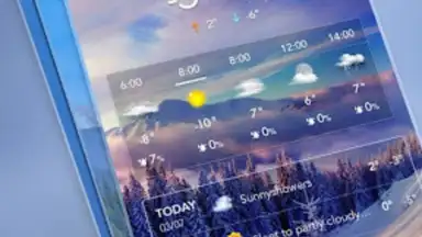 Captura de tela de Local Weather Widget 4