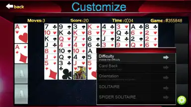 Captura de tela de Spider Solitaire FreeCell 2