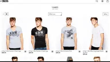 Captura de tela de ASOS 5