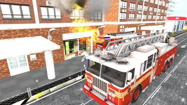 Captura de tela de Crazy FireTruck 1