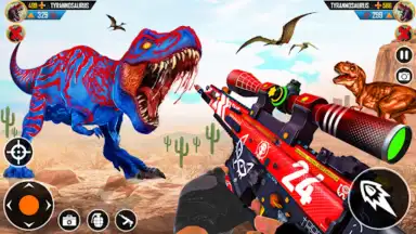 Captura de tela de Wild Dinosaur Hunting Attack 5