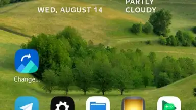 Captura de tela de Yandex Launcher 7