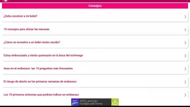 Captura de tela de Semanas Embarazo 11