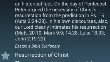 Captura de tela de The Bible Dictionary 3