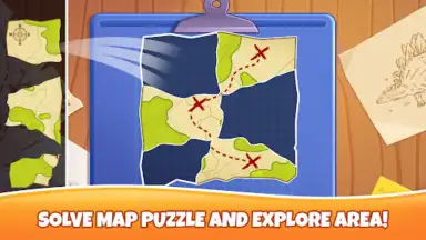 Captura de tela de Trucks and Dinosaurs for Kids 1