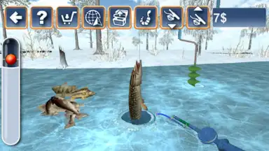 Captura de tela de Winter fishing. Lakes. 5