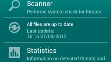 Captura de tela de Dr.Web Security Space 1