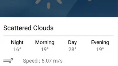 Captura de tela de Free Weather Forecast 3