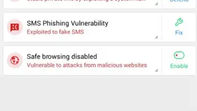 Captura de tela de CM Security Lite 2