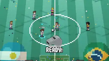 Captura de tela de Pixel Cup Soccer - Lite 13