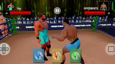 Captura de tela de Tag Team Wrestling Games: Mega Cage Ring Fighting 9