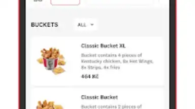 Captura de tela de KFC CZ 4