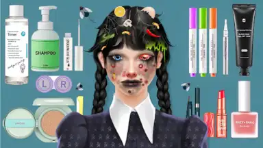 Captura de tela de ASMR Doctor Makeup Salon games 8