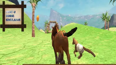 Captura de tela de Pony Horse Simulator Kids 3D 14