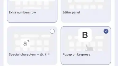 Captura de tela de Yandex Keyboard 23