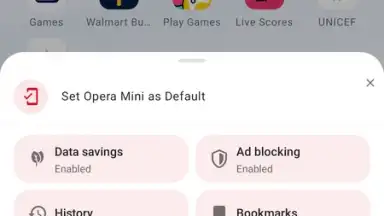 Captura de tela de Opera Mini 19