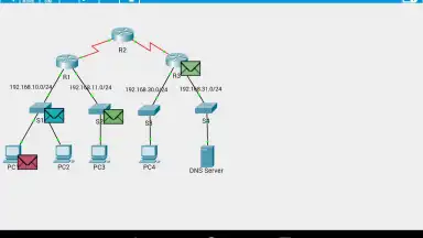 Captura de tela de Cisco Packet Tracer Mobile 1