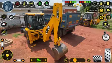 Captura de tela de Snow Excavator Construction 3D 6