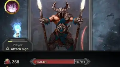 Captura de tela de Afterlife: RPG Clicker CCG 1