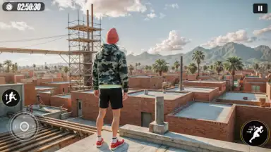 Captura de tela de Going Up Jump Parkour Rooftop 5
