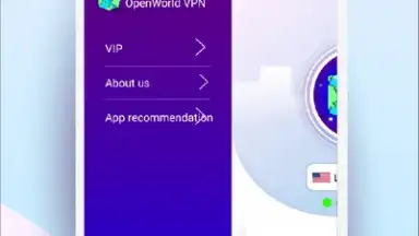 Captura de tela de 翻牆到大陆 免費使用 ( OpenWorld VPN ) 1