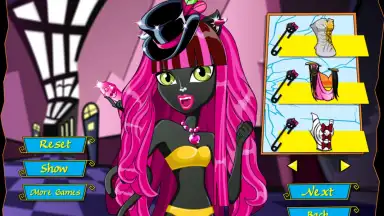 Captura de tela de Monster Catty Noir Hair Salon 2