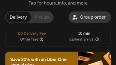 Captura de tela de Uber Eats 15