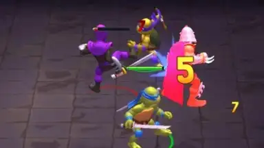 Captura de tela de TMNT: Mutant Madness 11