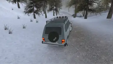 Captura de tela de Forest Roads. Niva 2