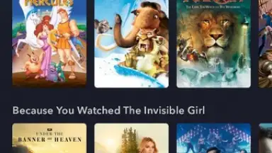 Captura de tela de Disney+ 8