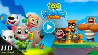 Captura de tela de Talking Tom Splash Force 1