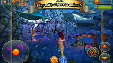 Captura de tela de Cute Mermaid Simulator 3D 4