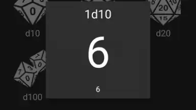 Captura de tela de RPG Simple Dice 8