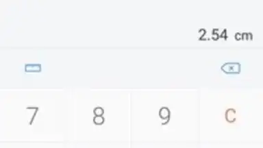 Captura de tela de Samsung Calculator 1