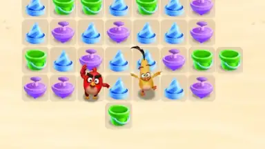 Captura de tela de Angry Birds Match 10