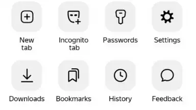 Captura de tela de Yandex Browser 15
