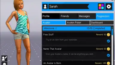 Captura de tela de Avakin Poker 1